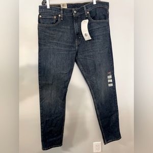 BNWT - LEVIS 512 SLIM TAPER STRETCH DENIM DARK BLUE - 36x34